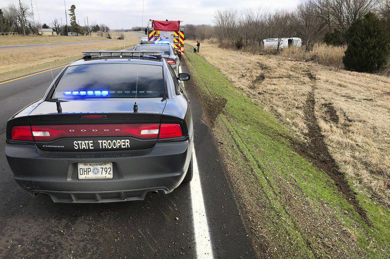 Rollover crash injures one